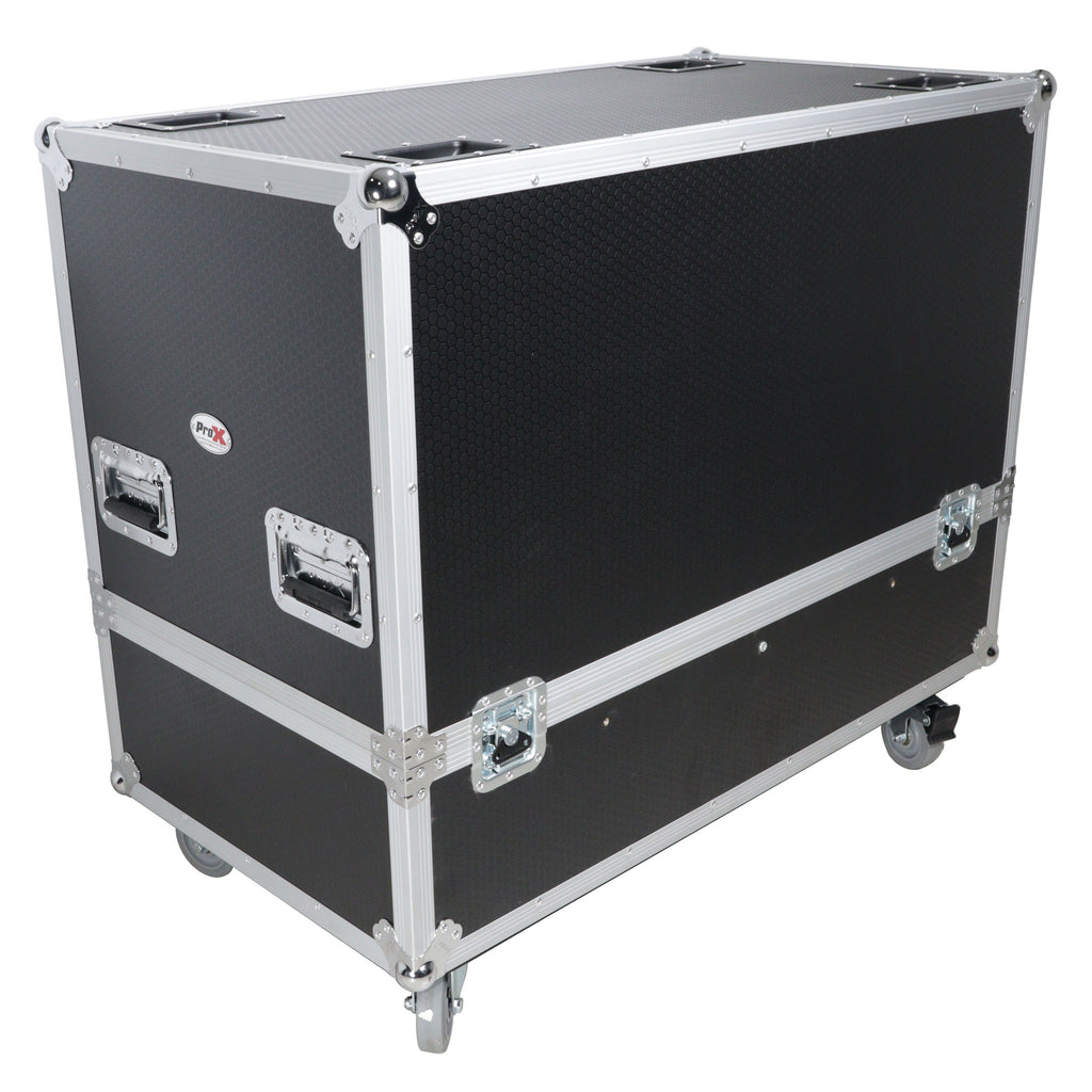 Universal Dual ATA Speaker Flight Case Fits 2 pcs 28x20x20 inch speakers, Two JBL SRX 815P and Similar Sized Speakers