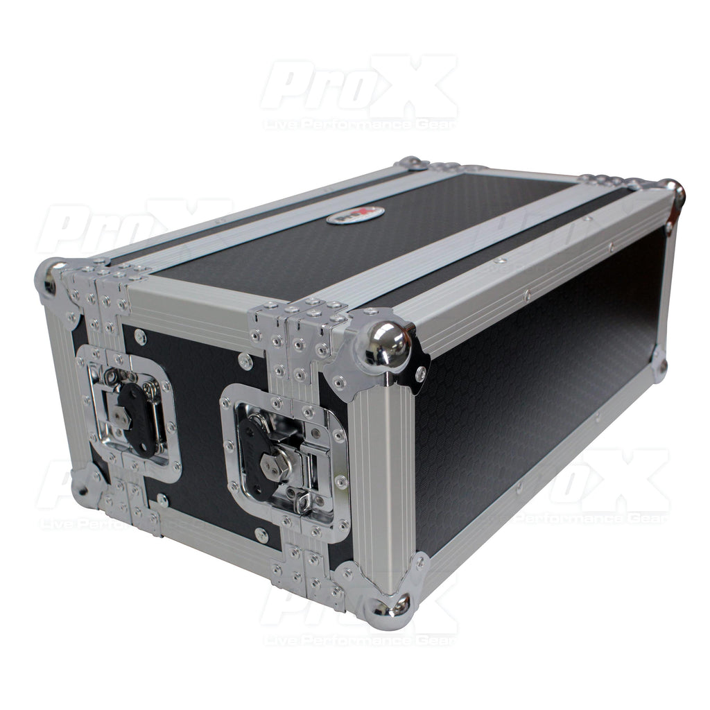 4U Deluxe Effects Rack  7" Deep Rail to Rail W/Handle