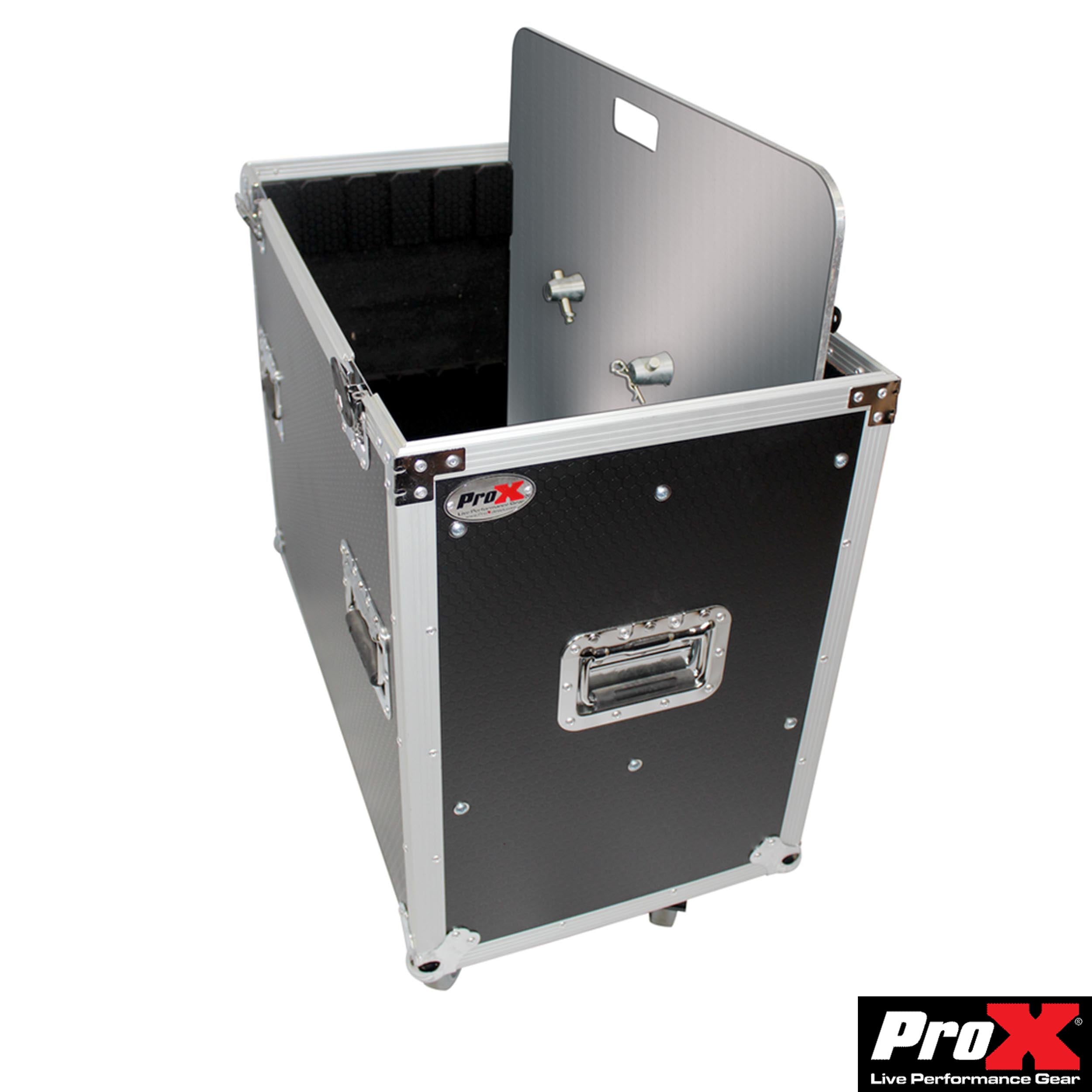 ATA Flight Style Road Case 24" in. Aluminum 8mm F34 F32 F31 Truss Base Plates - Fits 6x
