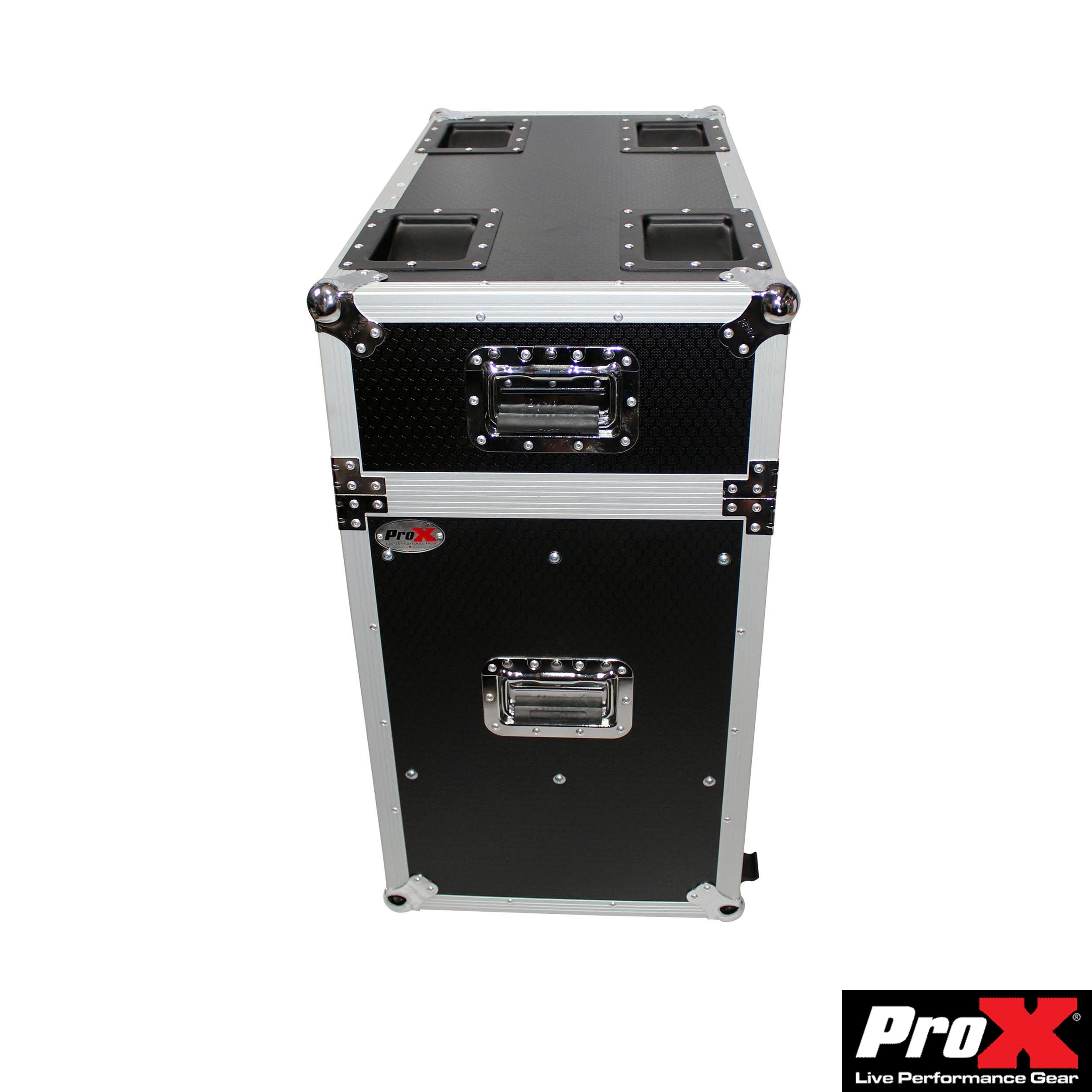 ATA Flight Style Road Case 24" in. Aluminum 8mm F34 F32 F31 Truss Base Plates - Fits 6x