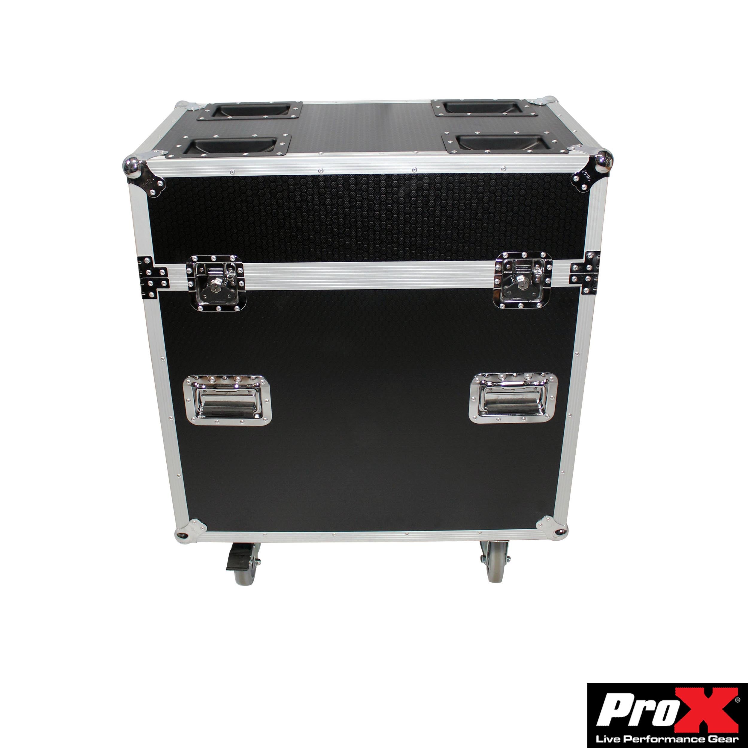 ATA Flight Style Road Case 24" in. Aluminum 8mm F34 F32 F31 Truss Base Plates - Fits 6x