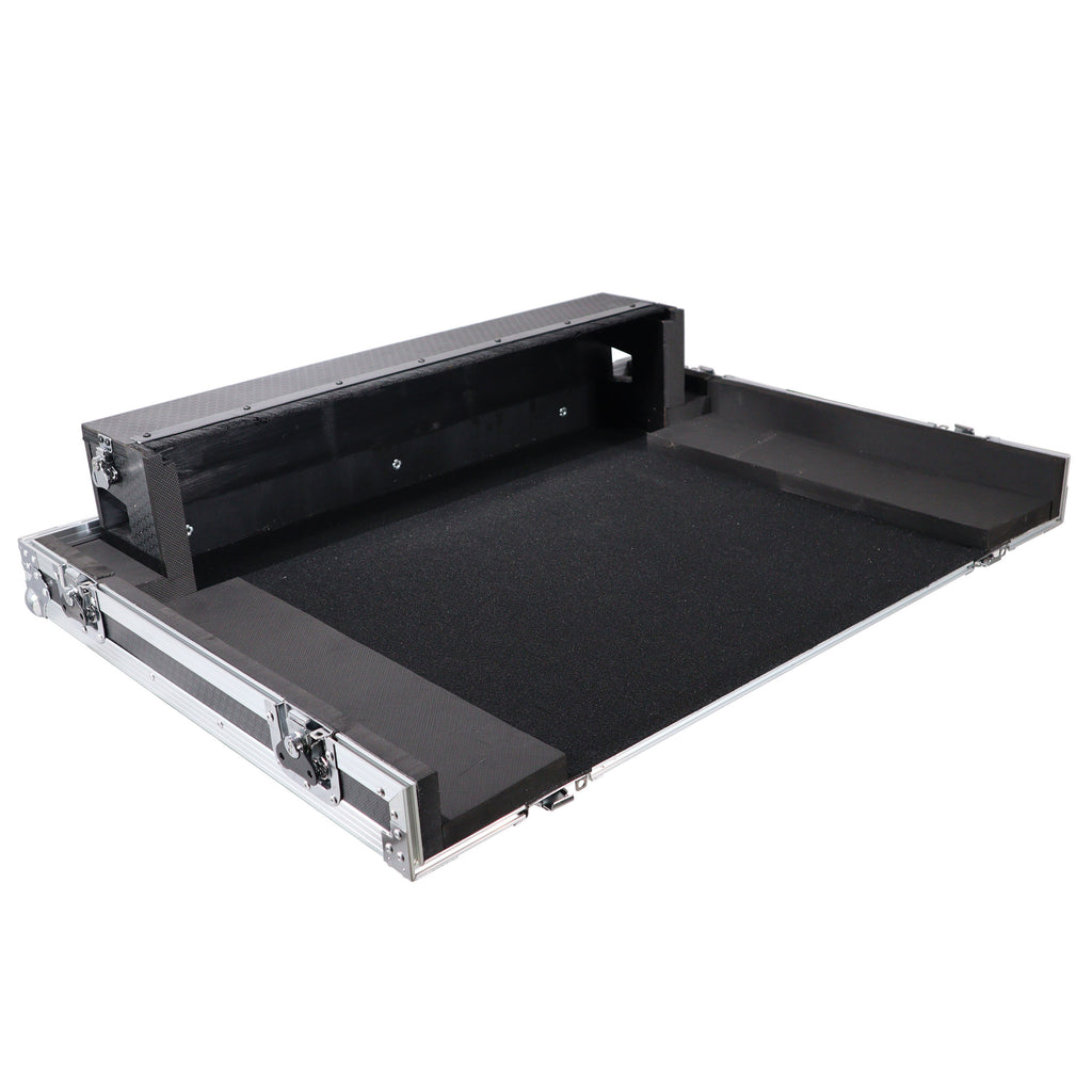ATA Digital Audio Mixer Flight Case for Allen & Heath AVANTIS Console with Doghouse compartment and Caster wheels