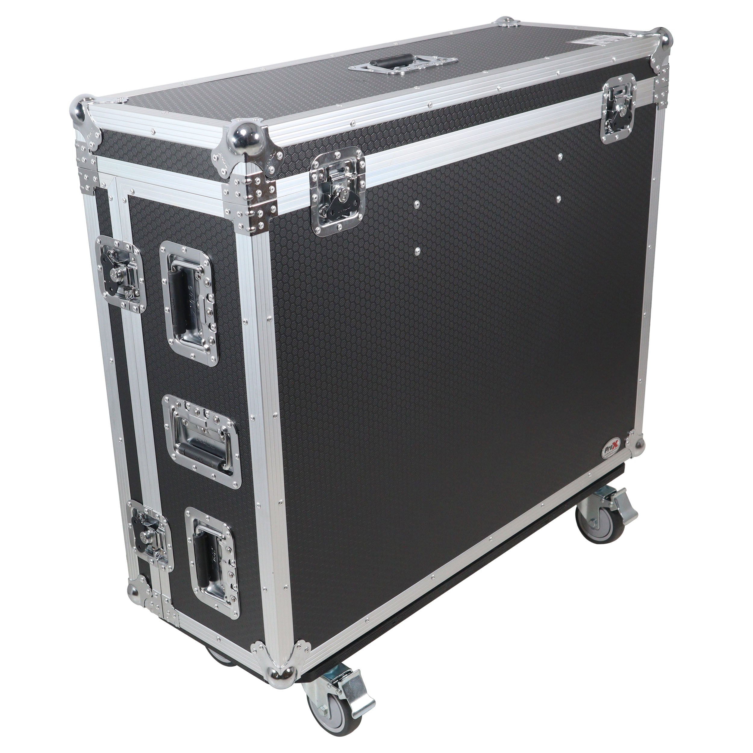 ATA Digital Audio Mixer Flight Case for Allen & Heath AVANTIS Console with Doghouse compartment and Caster wheels