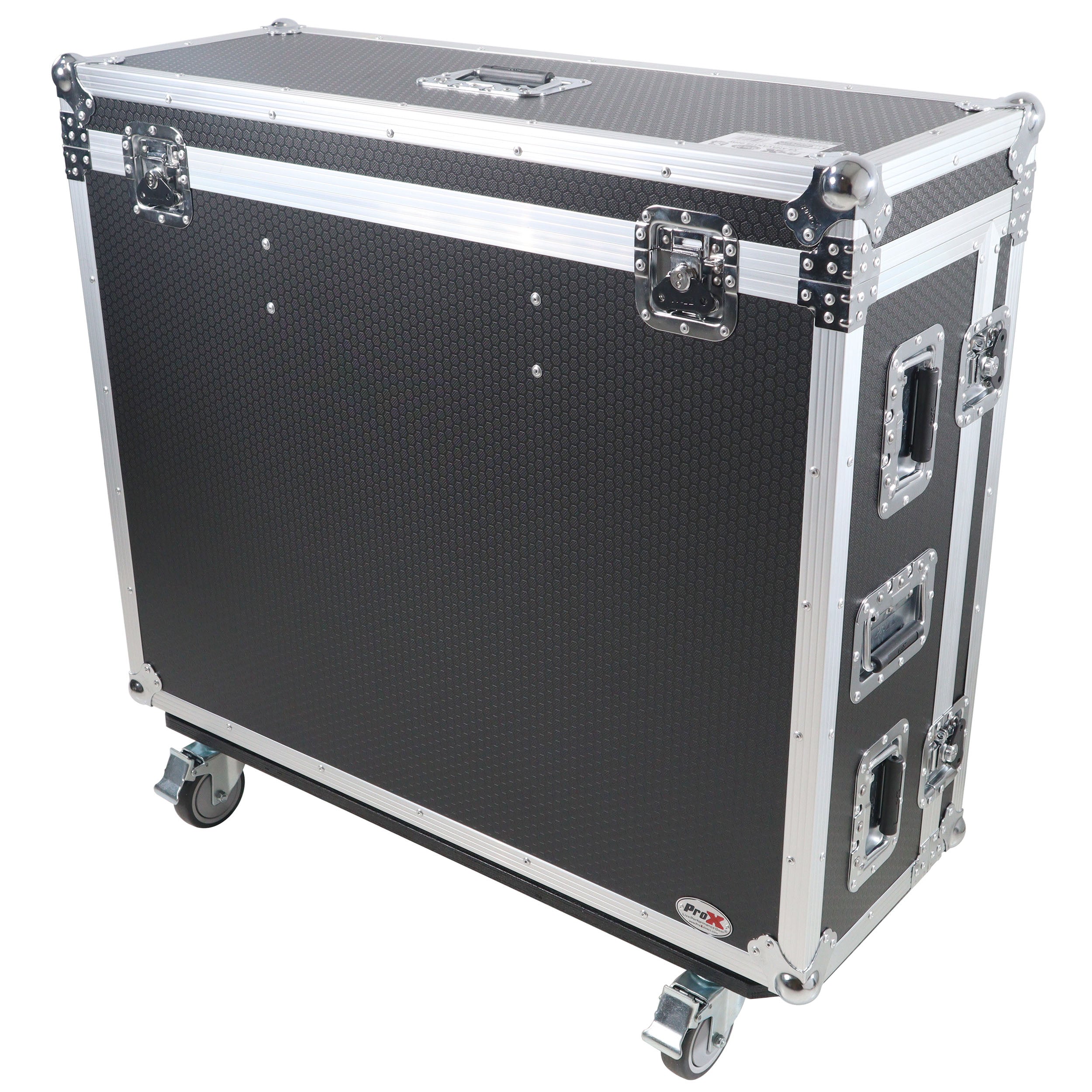 ATA Digital Audio Mixer Flight Case for Allen & Heath AVANTIS Console with Doghouse compartment and Caster wheels