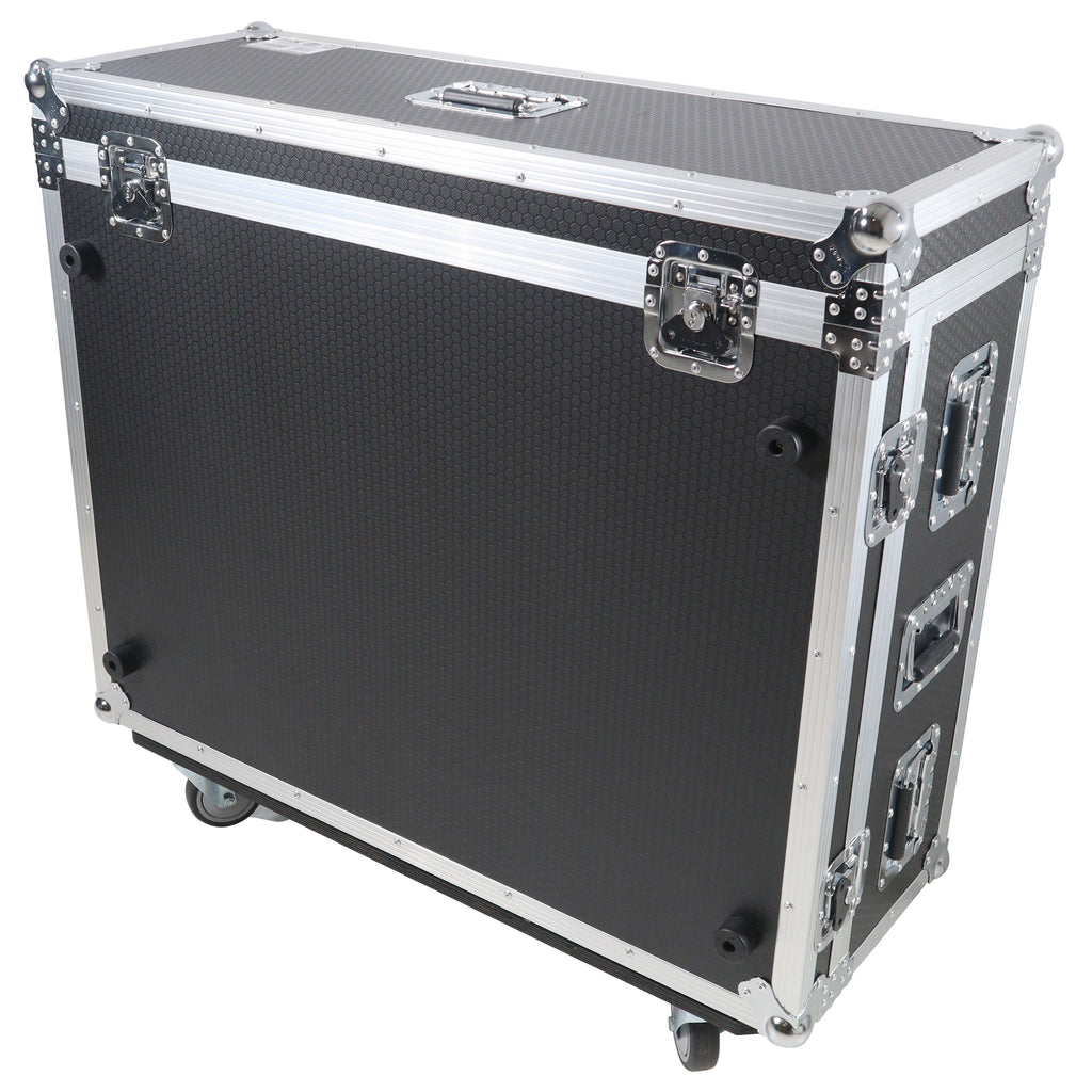 ATA Digital Audio Mixer Flight Case for Allen & Heath AVANTIS Console with Doghouse compartment and Caster wheels
