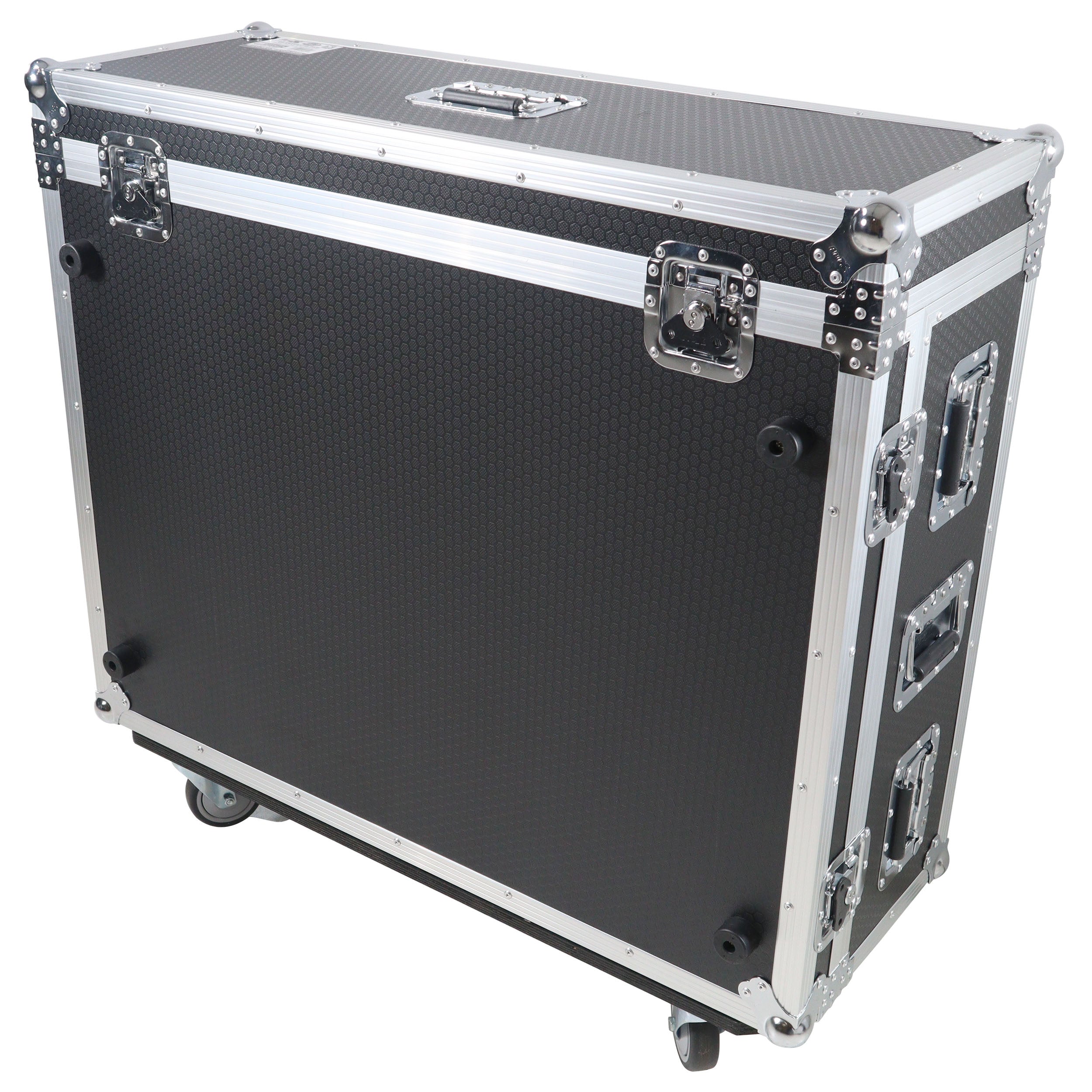 ATA Digital Audio Mixer Flight Case for Allen & Heath AVANTIS Console with Doghouse compartment and Caster wheels