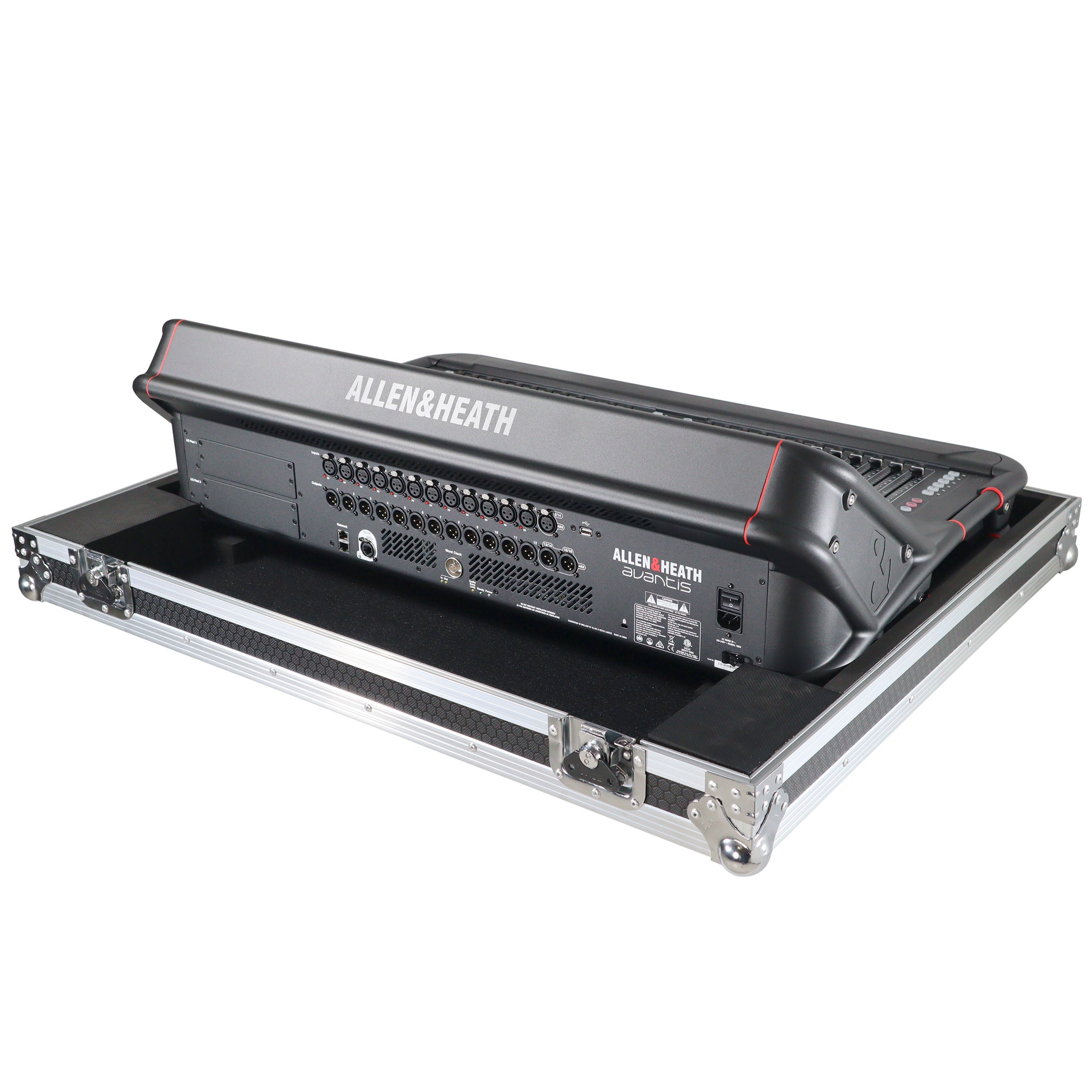 Fits Allen & Heath AVANTIS  Digital Mixer Console Flight Case w Low Profile Wheels