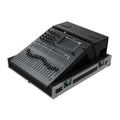 ATA Digital Audio Mixer Flight Case for Allen & Heath QU5 Console with Doghouse compartment and 4x Caster wheels
