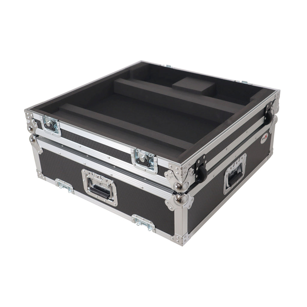 Flight Case for Allen & Heath QU6 ATA Digital Audio Mixer Console and 2x Low Profile Wheels