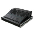 ATA Digital Audio Mixer Flight Case for Allen & Heath QU6 Console with Doghouse compartment and 4x Caster wheels