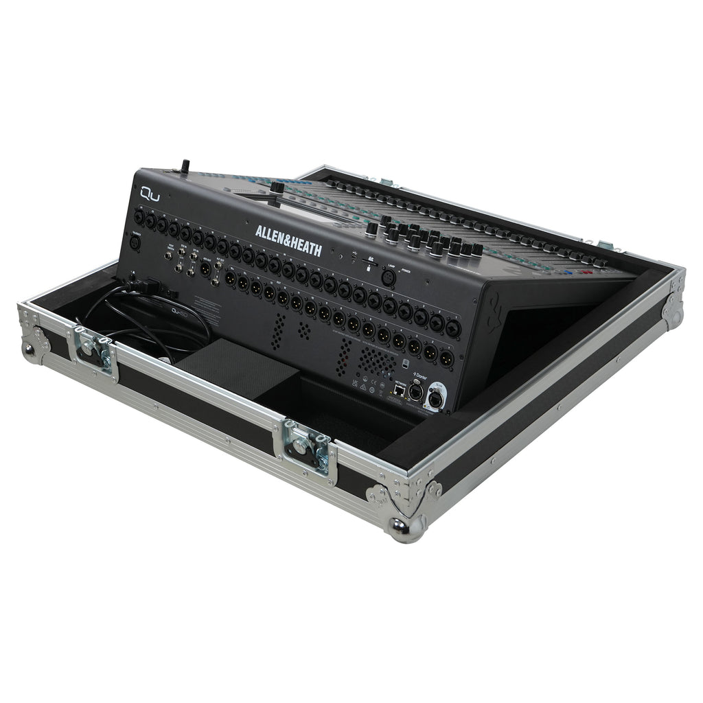 Flight Case for Allen & Heath QU6 ATA Digital Audio Mixer Console and 2x Low Profile Wheels