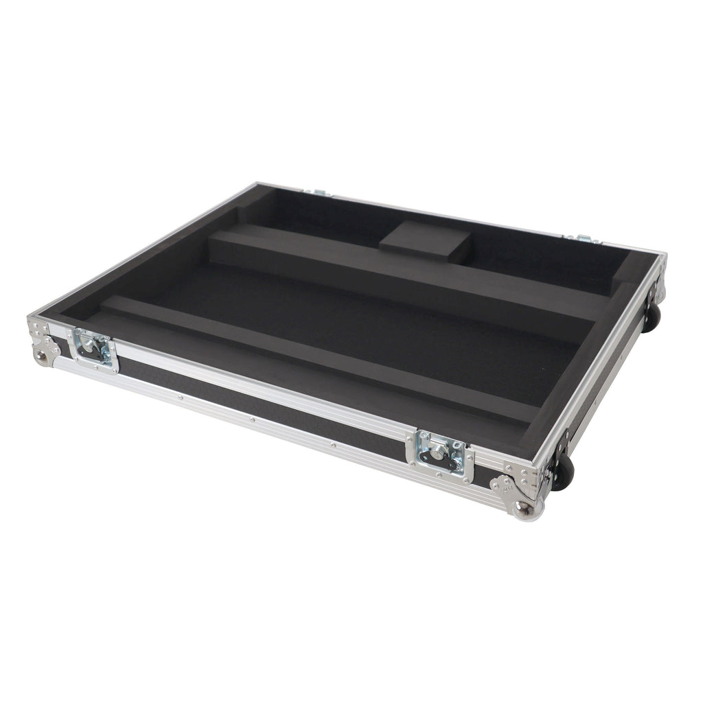 Flight Case for Allen & Heath QU7 ATA Digital Audio Mixer Console and 2x Low Profile Wheels