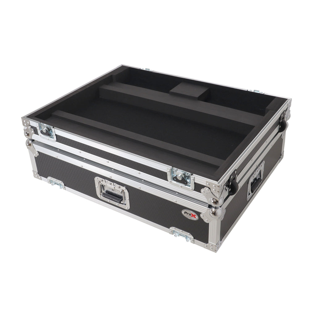 Flight Case for Allen & Heath QU7 ATA Digital Audio Mixer Console and 2x Low Profile Wheels