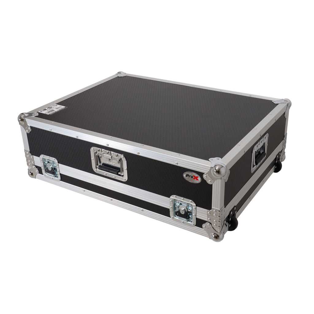 Flight Case for Allen & Heath QU7 ATA Digital Audio Mixer Console and 2x Low Profile Wheels