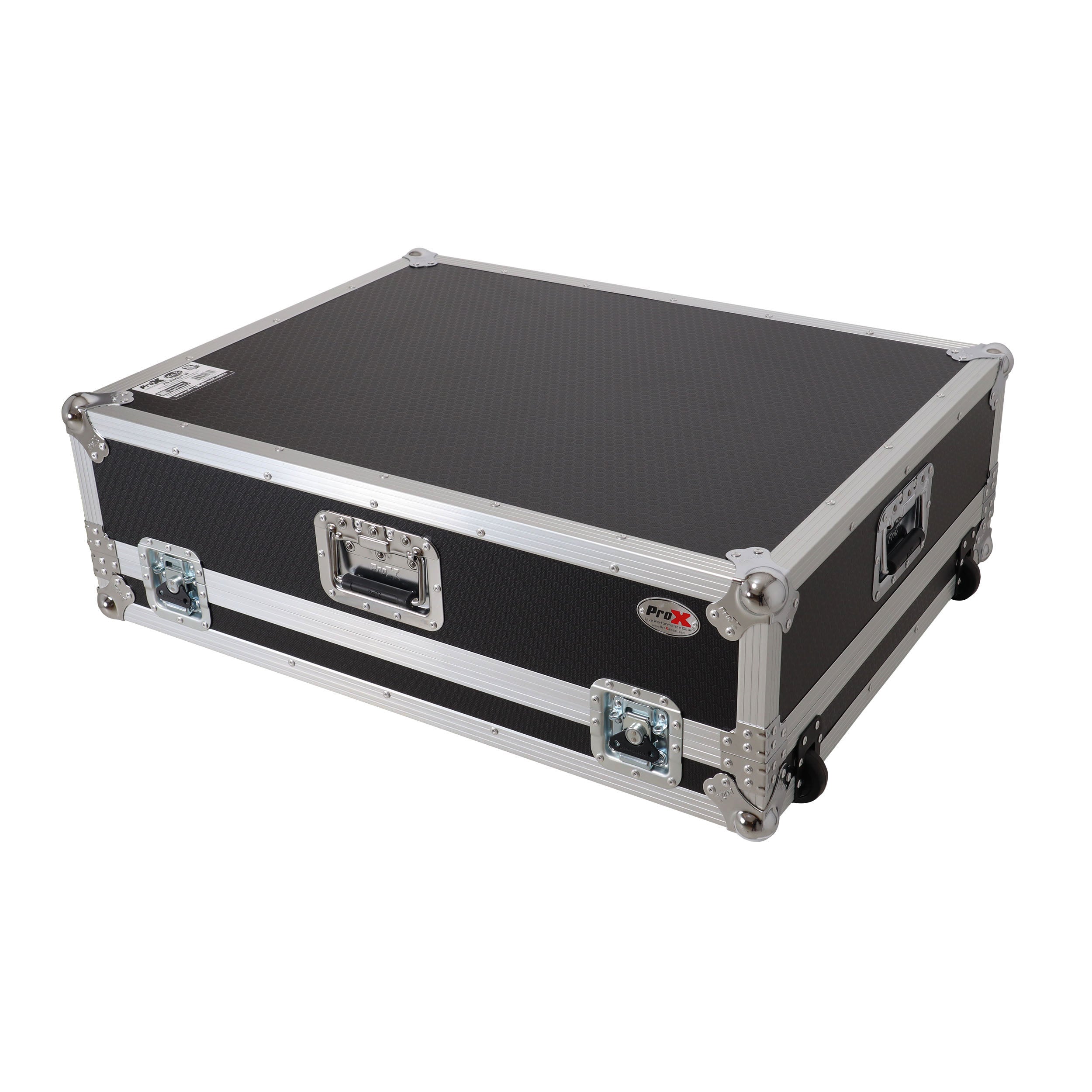 Flight Case for Allen & Heath QU7 ATA Digital Audio Mixer Console and 2x Low Profile Wheels