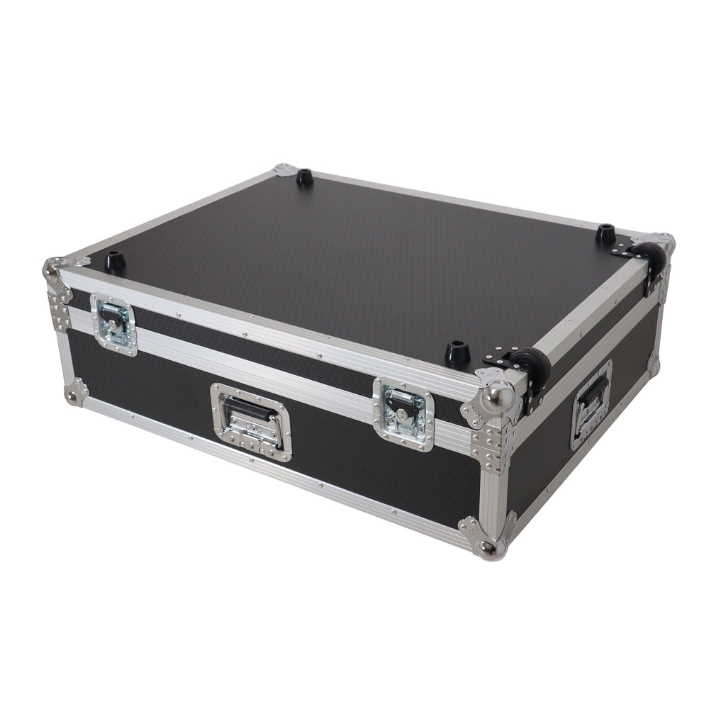 Flight Case for Allen & Heath QU7 ATA Digital Audio Mixer Console and 2x Low Profile Wheels