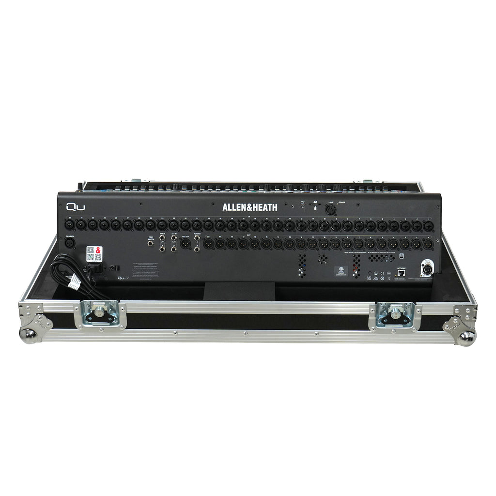 Flight Case for Allen & Heath QU7 ATA Digital Audio Mixer Console and 2x Low Profile Wheels
