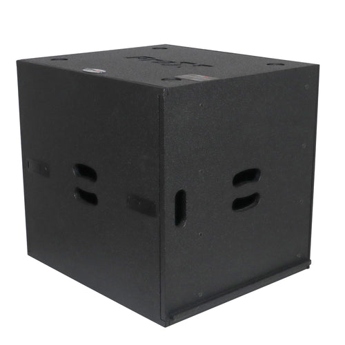 10U Rack Case 14" Deep Vertical Amp Rack Polyurea Coated  BLAQ Series