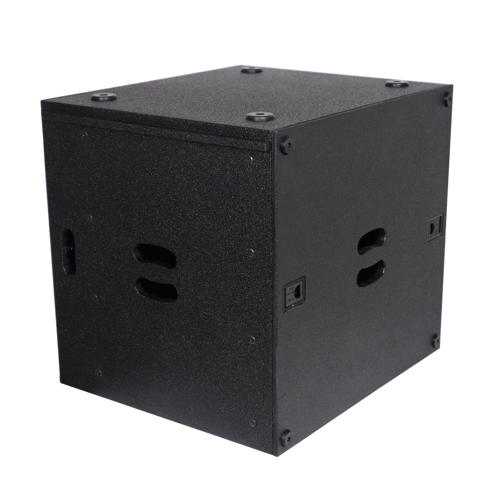 10U Rack Case 14" Deep Vertical Amp Rack Polyurea Coated  BLAQ Series