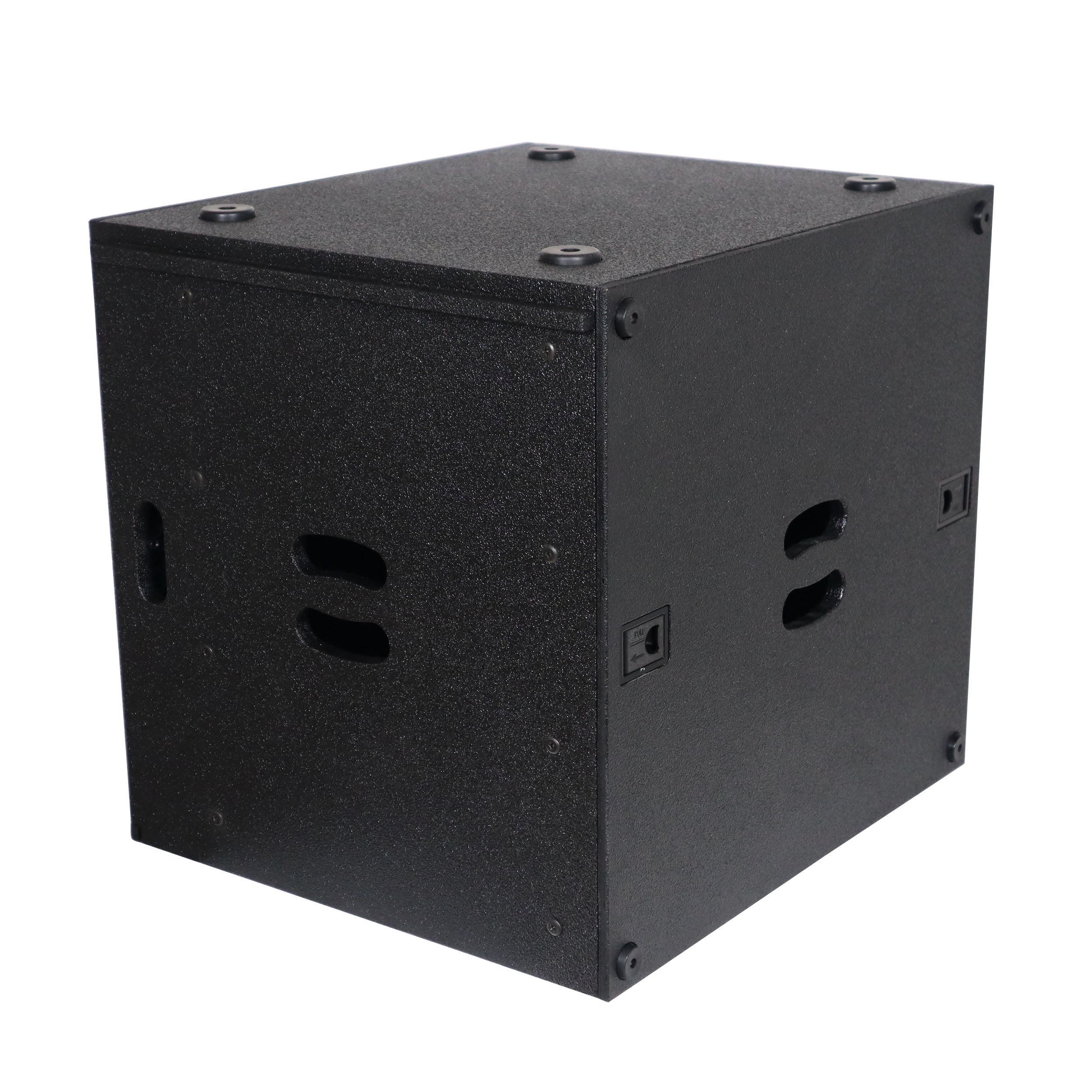 10U Rack Case 14" Deep Vertical Amp Rack Polyurea Coated  BLAQ Series