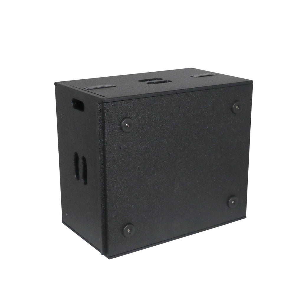 6U Rack Case 14" Deep Vertical Amp Rack Polyurea Coated  BLAQ Series