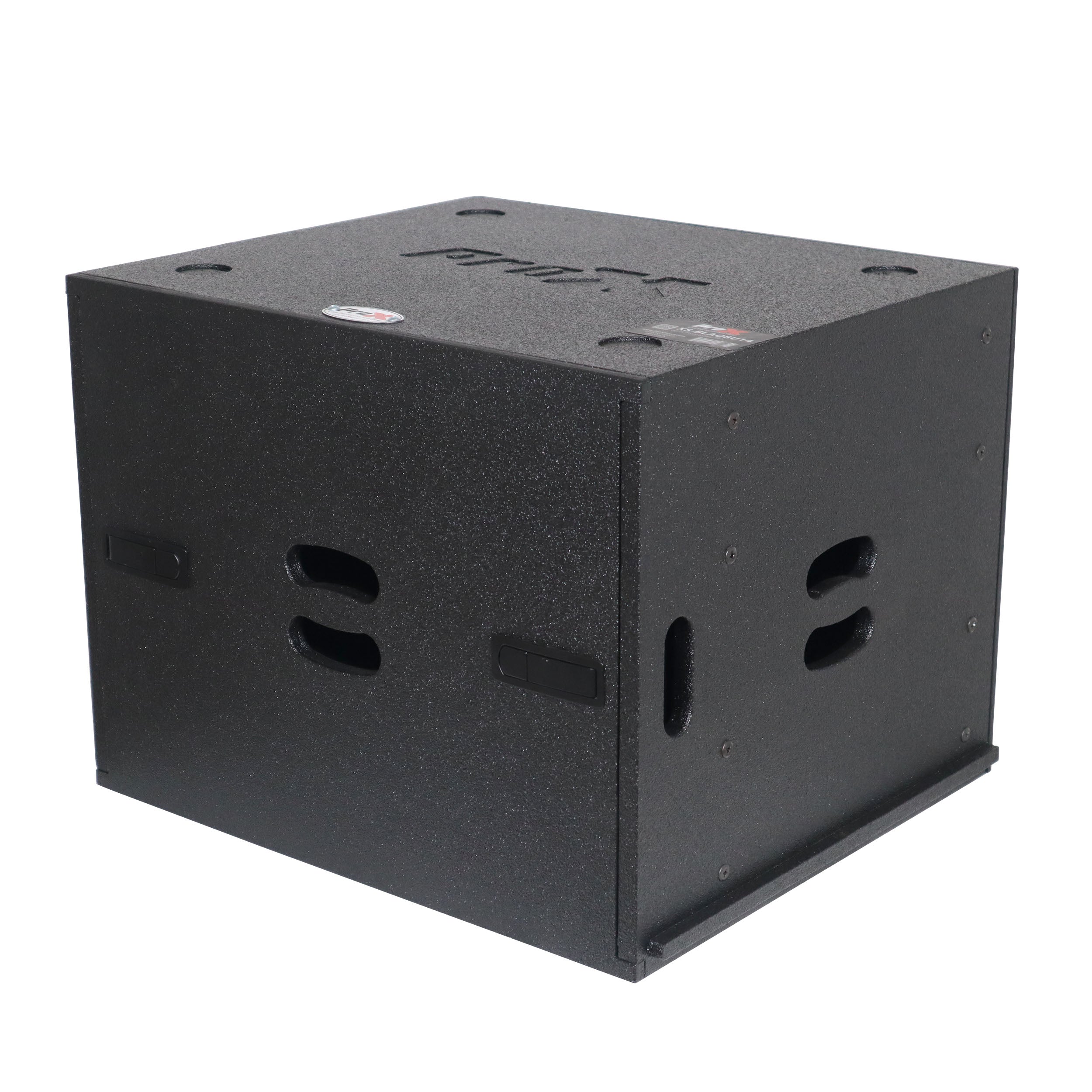8U Rack Case 14" Deep Vertical Amp Rack Polyurea Coated  BLAQ Series