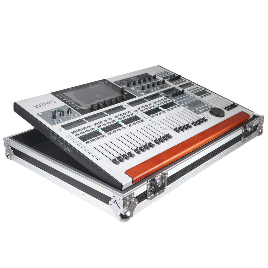 Fits Behringer Wing  Digital Mixer Console Flight Case w Low Profile Wheels
