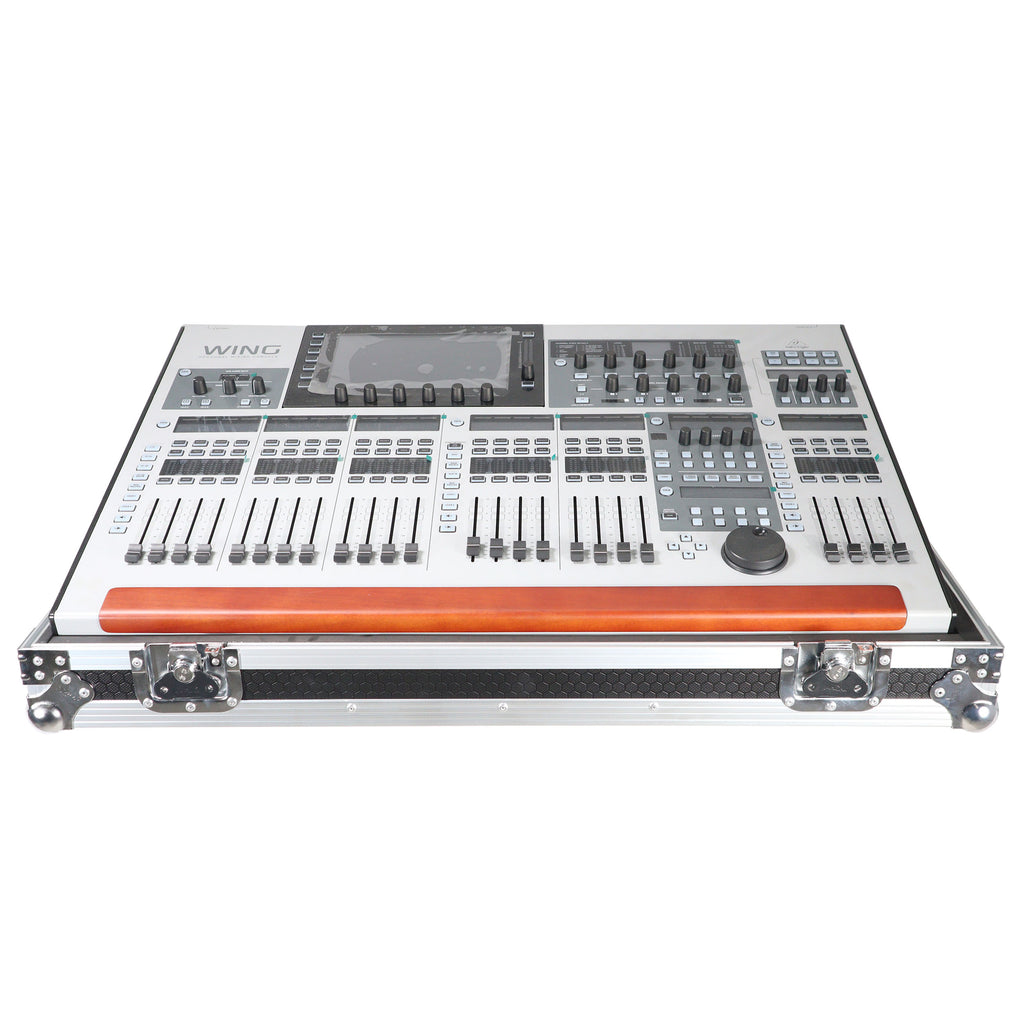 Fits Behringer Wing  Digital Mixer Console Flight Case w Low Profile Wheels