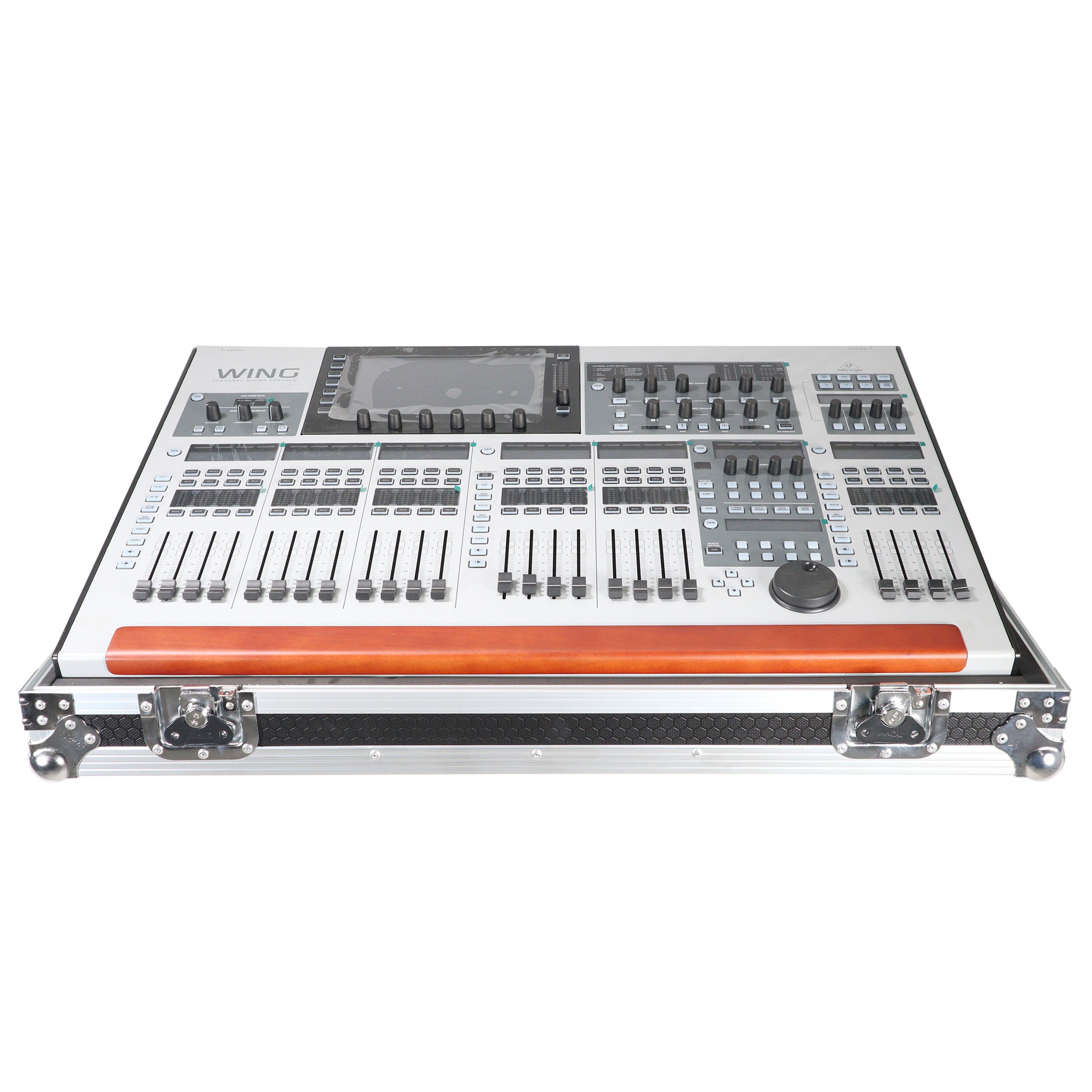 Fits Behringer Wing  Digital Mixer Console Flight Case w Low Profile Wheels