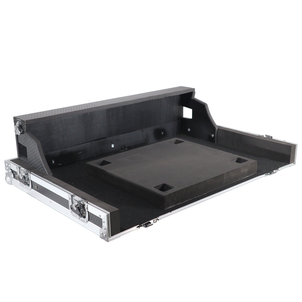 ATA Digital Audio Mixer Flight Case for Behringer WING Console with Doghouse compartment and Caster wheels