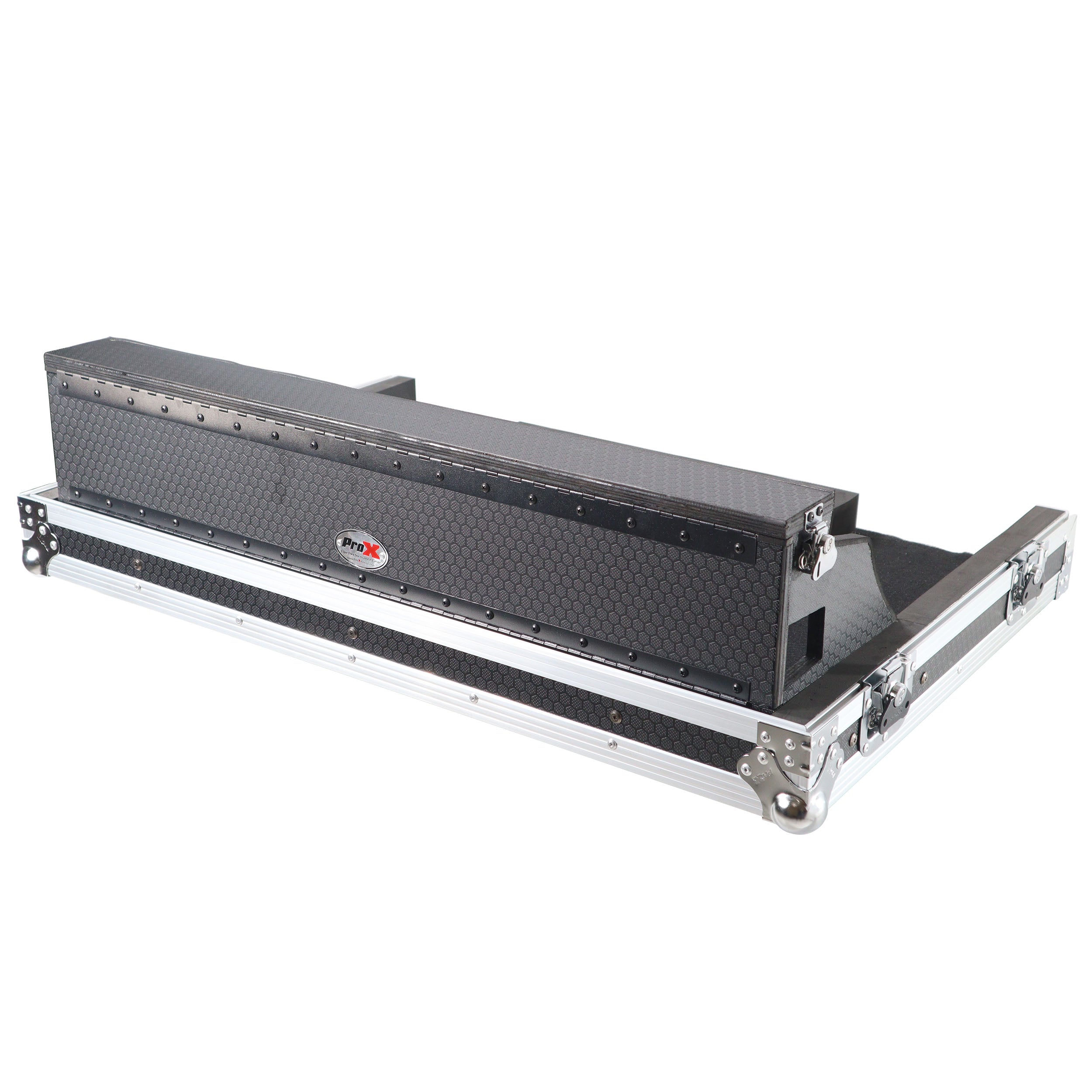 ATA Digital Audio Mixer Flight Case for Behringer WING Console with Doghouse compartment and Caster wheels