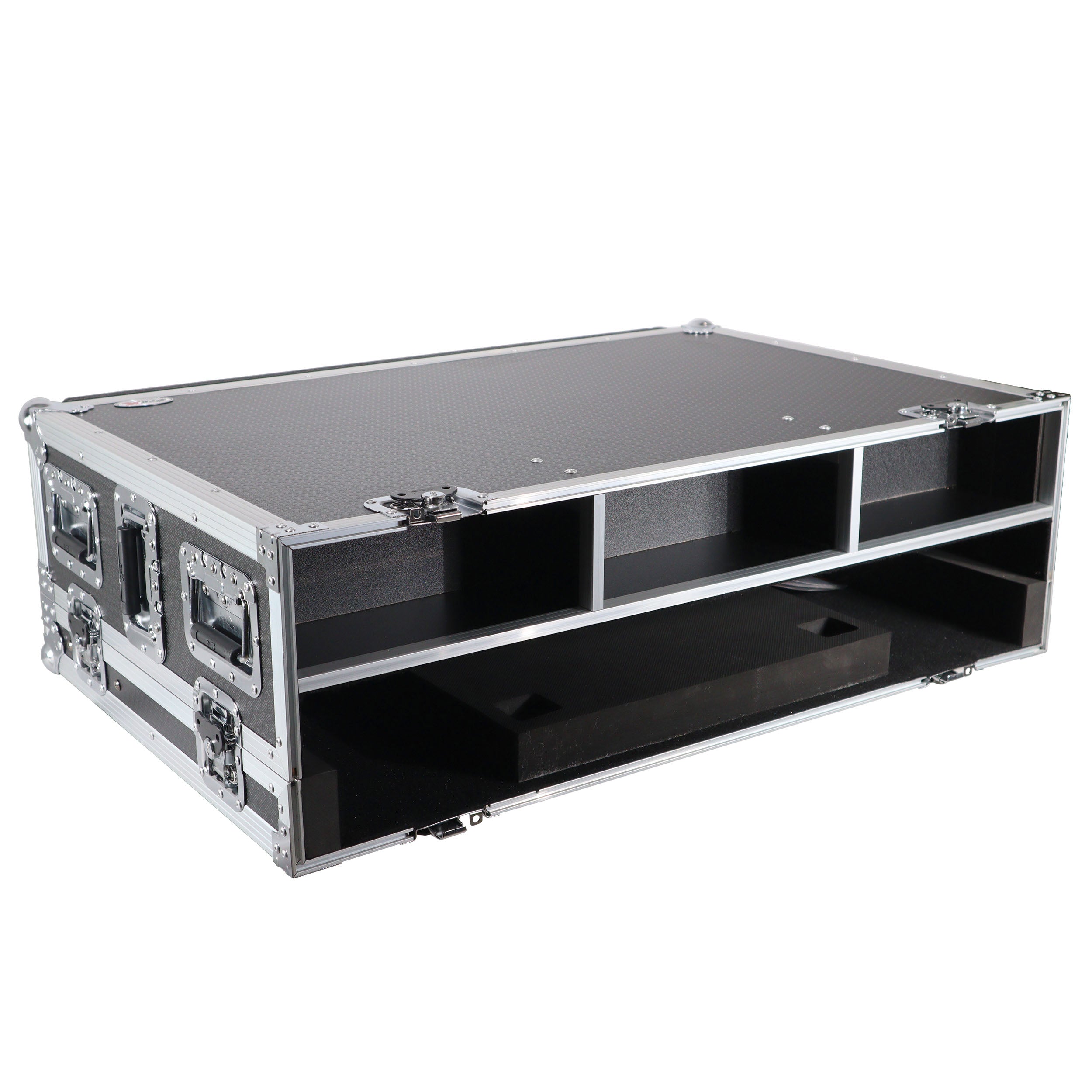 ATA Digital Audio Mixer Flight Case for Behringer WING Console with Doghouse compartment and Caster wheels