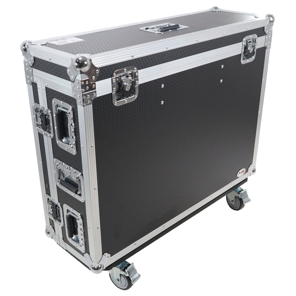 ATA Digital Audio Mixer Flight Case for Behringer WING Console with Doghouse compartment and Caster wheels