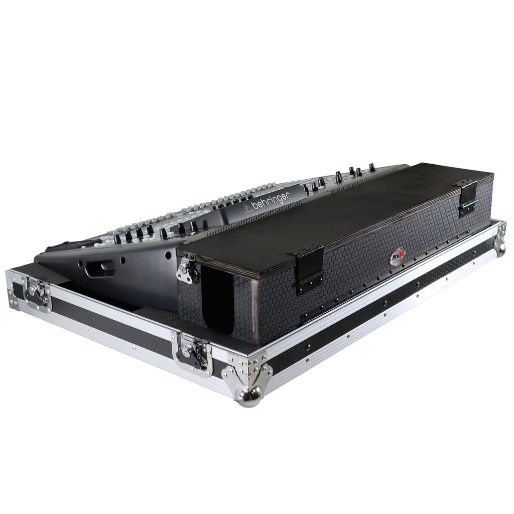 ATA Digital Audio Mixer Flight Case for Behringer X32 Console with Doghouse compartment and Caster wheels