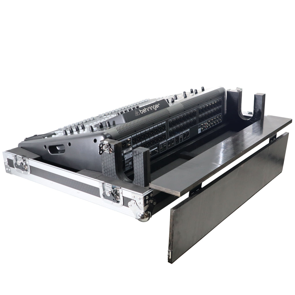 ATA Digital Audio Mixer Flight Case for Behringer X32 Console with Doghouse compartment and Caster wheels