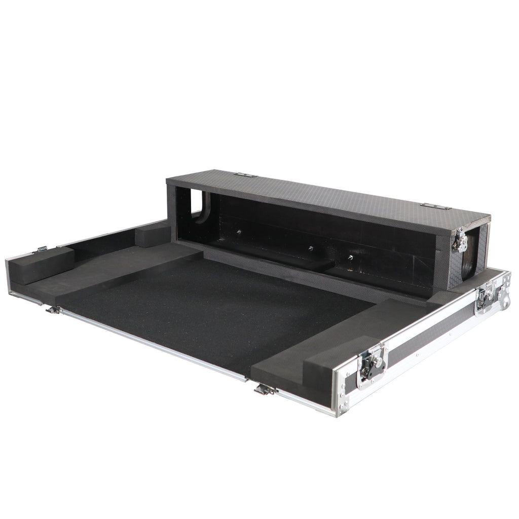 ATA Digital Audio Mixer Flight Case for Behringer X32 Console with Doghouse compartment and Caster wheels