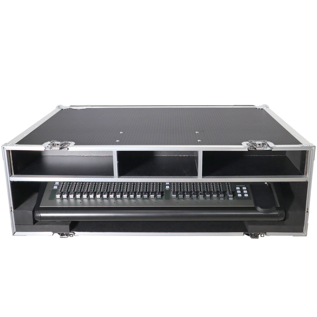 ATA Digital Audio Mixer Flight Case for Behringer X32 Console with Doghouse compartment and Caster wheels