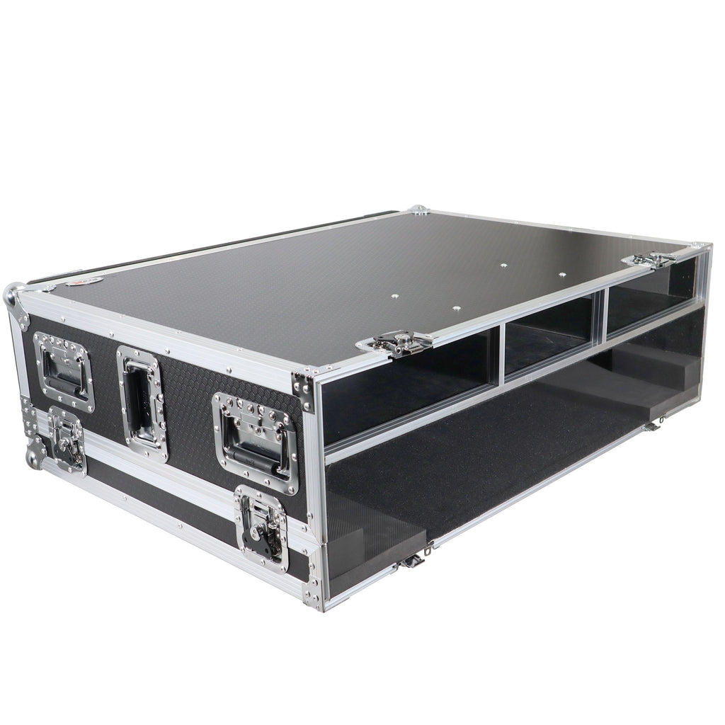 ATA Digital Audio Mixer Flight Case for Behringer X32 Console with Doghouse compartment and Caster wheels