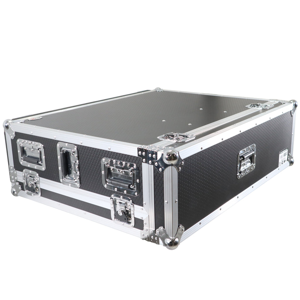 ATA Digital Audio Mixer Flight Case for Behringer X32 Console with Doghouse compartment and Caster wheels
