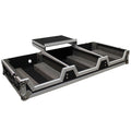 Universal DJ Coffin Case for 10" Mixer & 2 (8.5-9.5") CD Players W/Laptop Shelf & Wheels