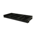 Fits 2x Pioneer CDJ 3000X Case / Pioneer DJM V10 / A9 Mixer All Black and Low profile Wheels