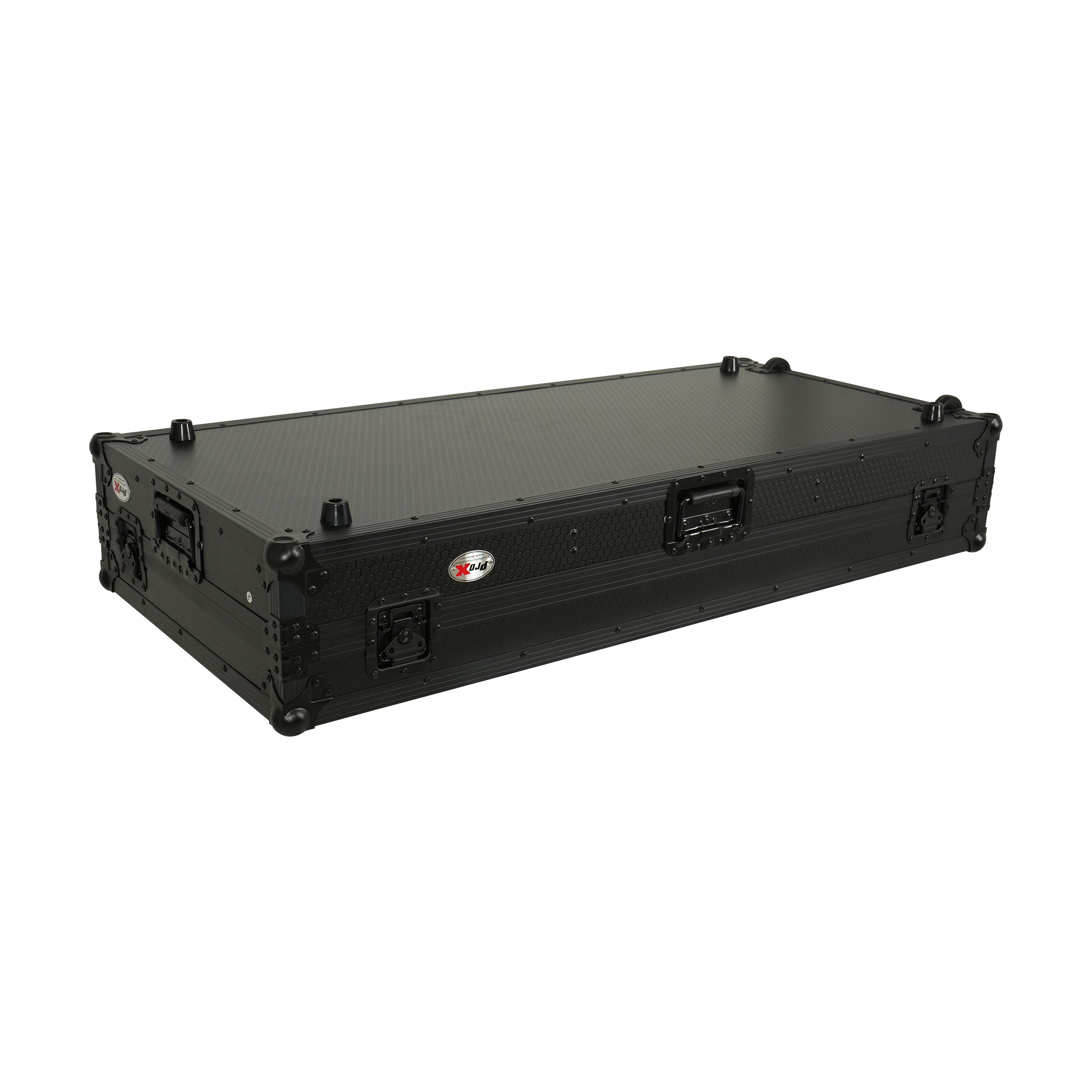 Fits 2x Pioneer CDJ 3000X Case / Pioneer DJM V10 / A9 Mixer All Black and Low profile Wheels