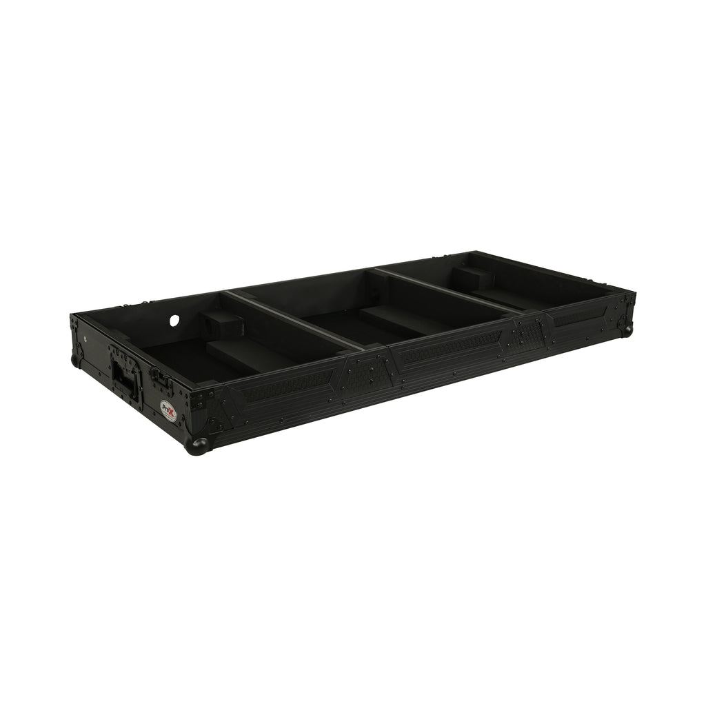Fits 2x Pioneer CDJ 3000X Case / Pioneer DJM V10 / A9 Mixer All Black and Low profile Wheels