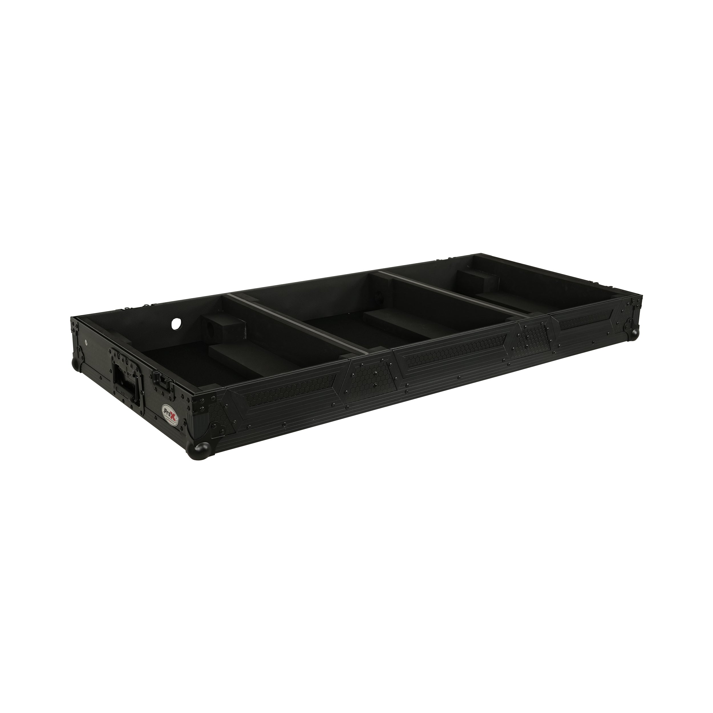 Fits 2x Pioneer CDJ 3000X Case / Pioneer DJM V10 / A9 Mixer All Black and Low profile Wheels