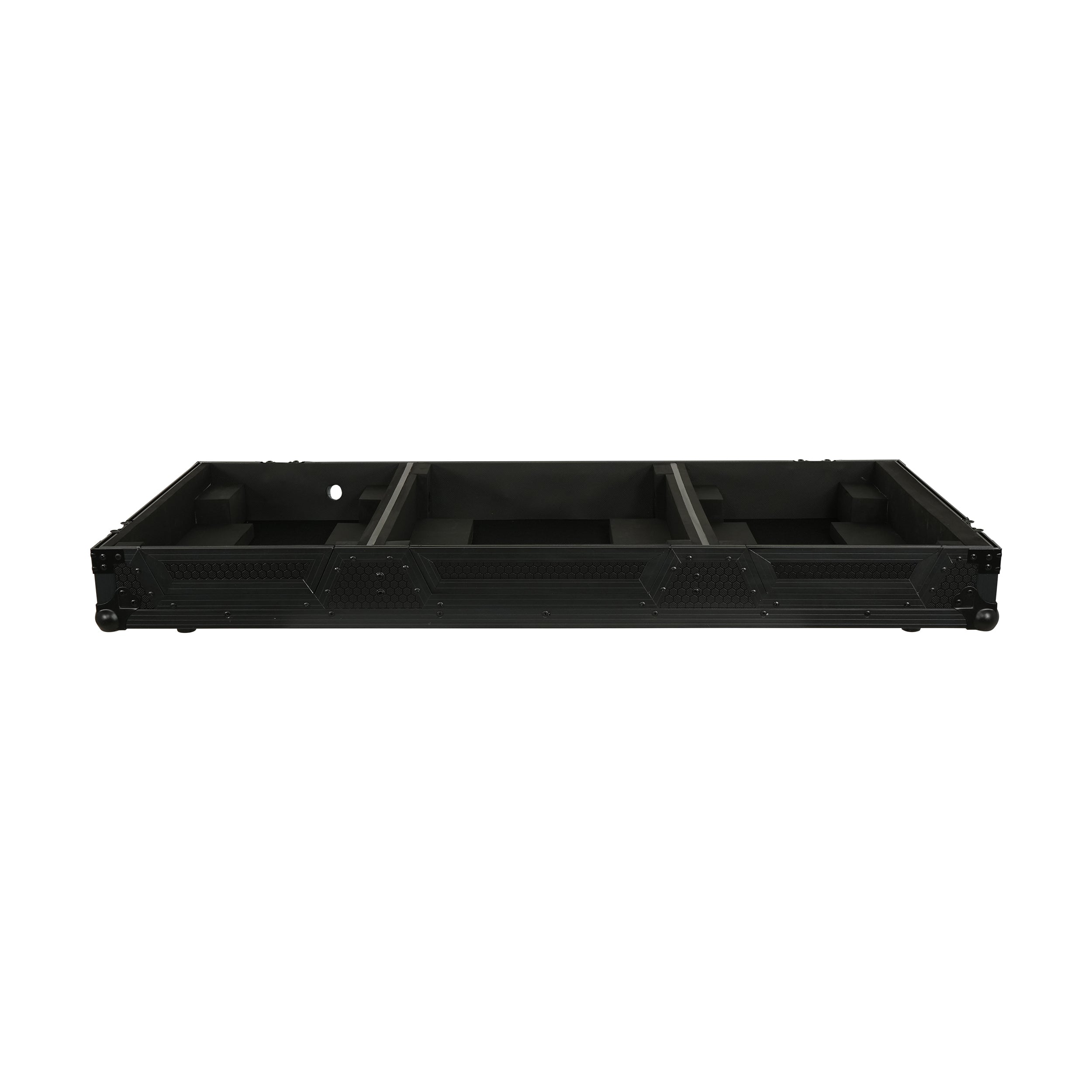 Fits 2x Pioneer CDJ 3000X Case / Pioneer DJM V10 / A9 Mixer All Black and Low profile Wheels