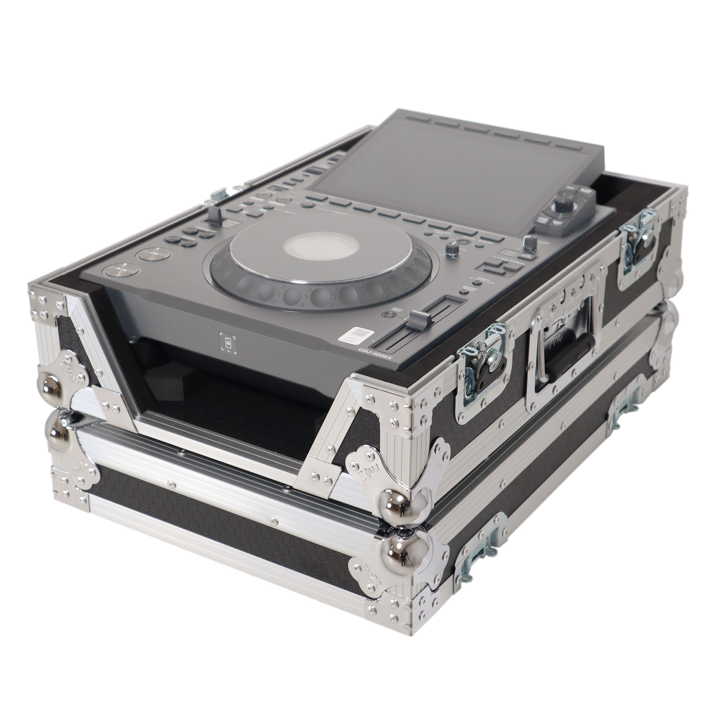 ATA Flight Case for AlphaTheta CDJ-3000X Pioneer  CDJ-3000 DJ Media Player with Heavy-Duty Protection