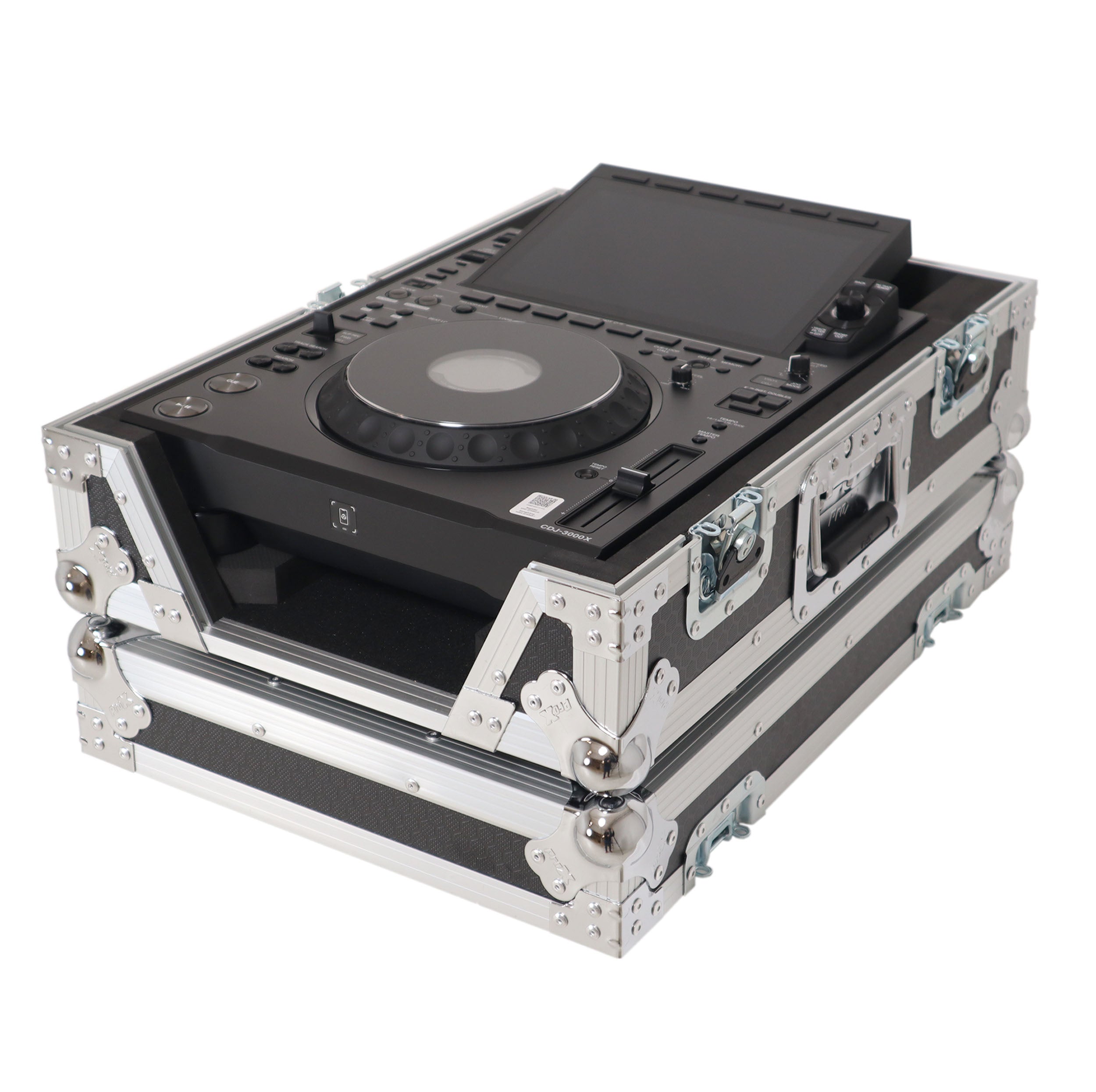 ATA Flight Case for AlphaTheta CDJ-3000X Pioneer  CDJ-3000 DJ Media Player with Heavy-Duty Protection