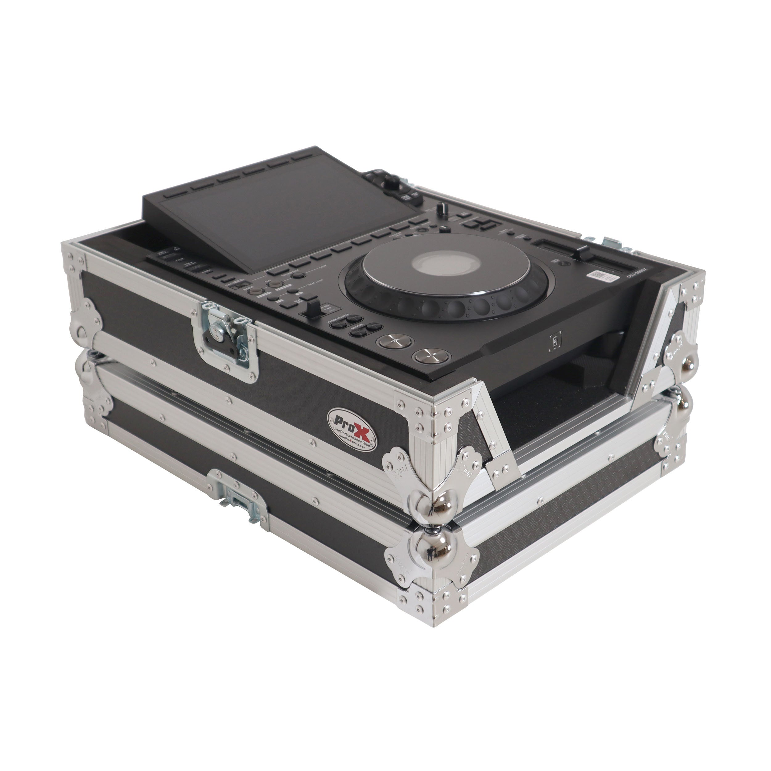 ATA Flight Case for AlphaTheta CDJ-3000X Pioneer  CDJ-3000 DJ Media Player with Heavy-Duty Protection