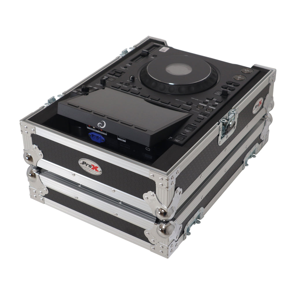 ATA Flight Case for AlphaTheta CDJ-3000X Pioneer  CDJ-3000 DJ Media Player with Heavy-Duty Protection