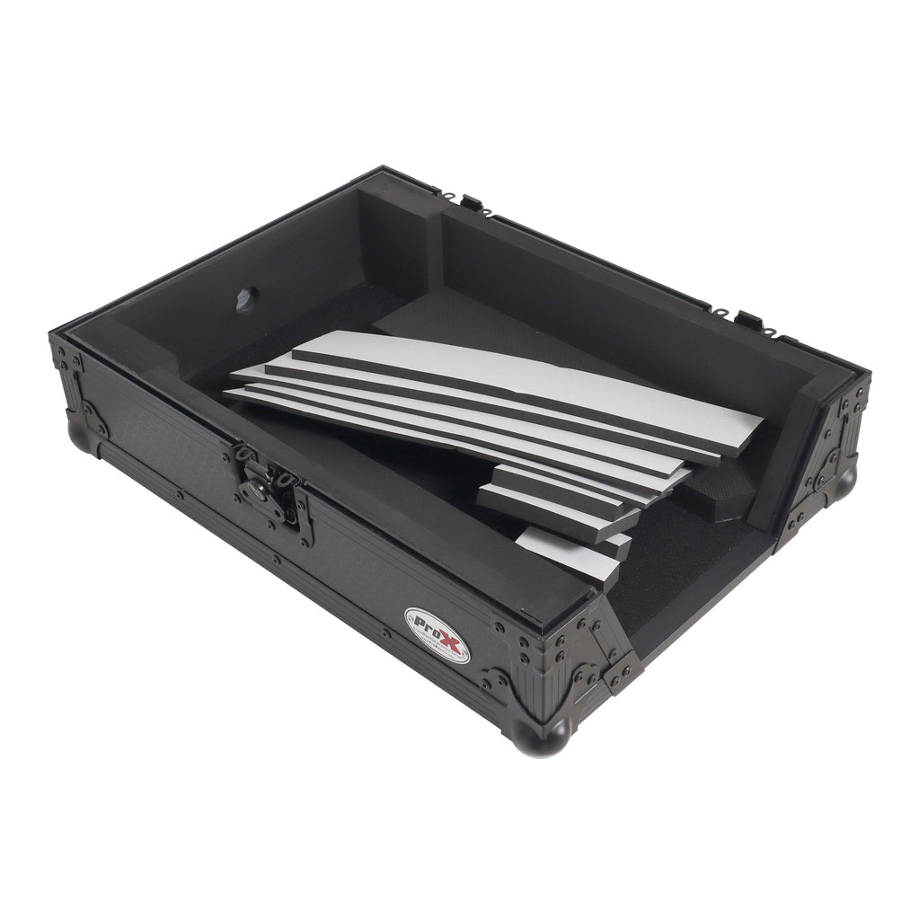 Black ATA Flight Case for AlphaTheta CDJ-3000X Pioneer  CDJ-3000 DJ Media Player with Heavy-Duty Protection